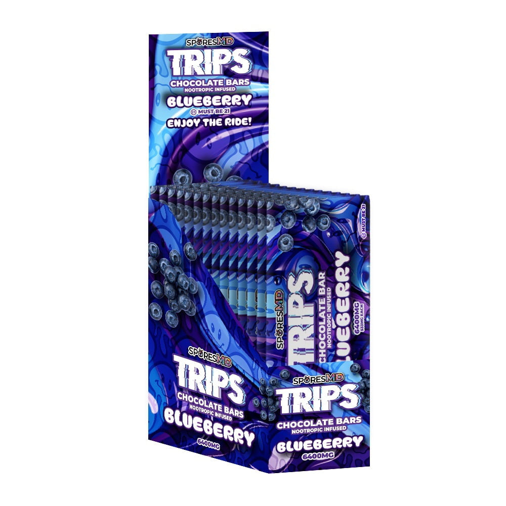 TRIPS Nootropic Chocolate Bars / 14ct Bar POP Display