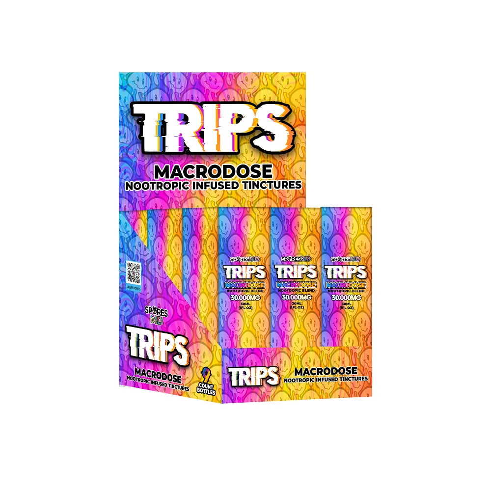 TRIPS Nootropic MACRODOSE/ 9ct Tincture POP Display