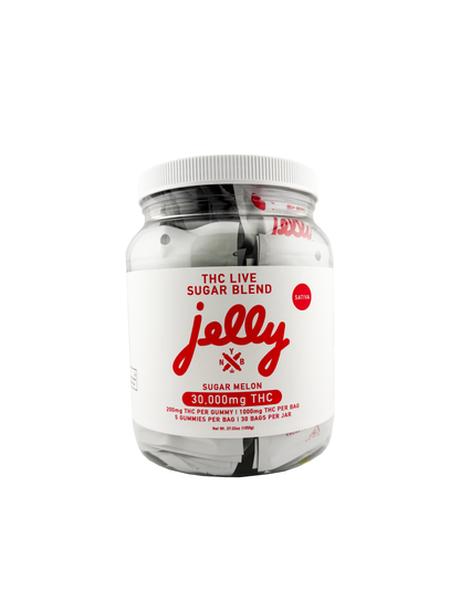 Jelly THC Live Sugar Blend 30,000mg Gummy To-Go Jar