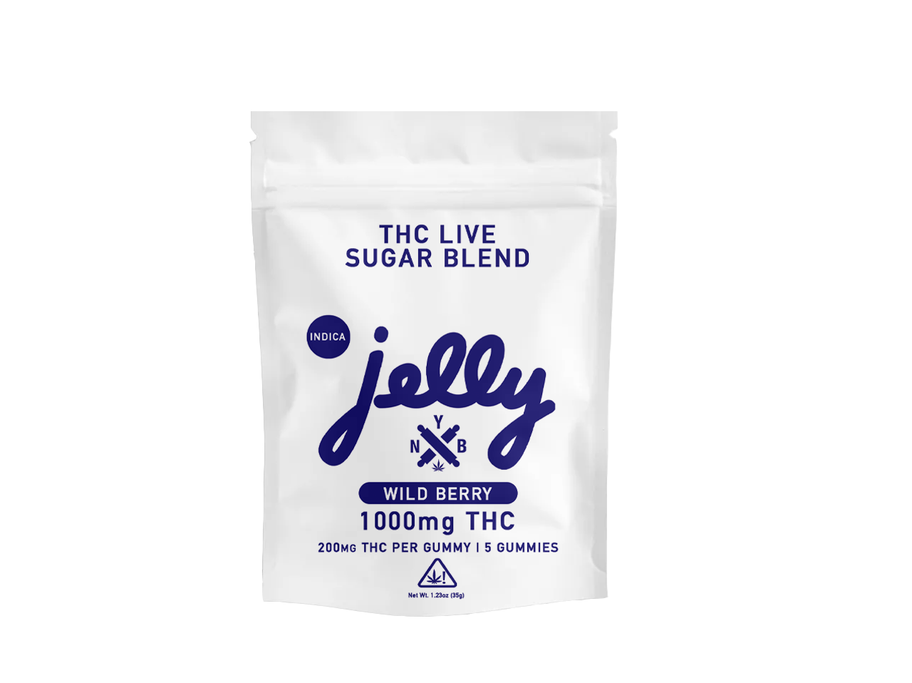 Jelly THC Live Sugar Blend 30,000mg Gummy To-Go Jar