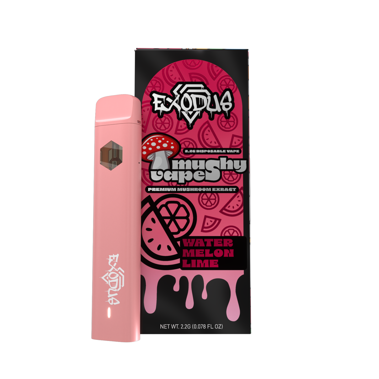 Exodus Amanita Muscaria Mushy Vape 2.2g - 6 units per display Box