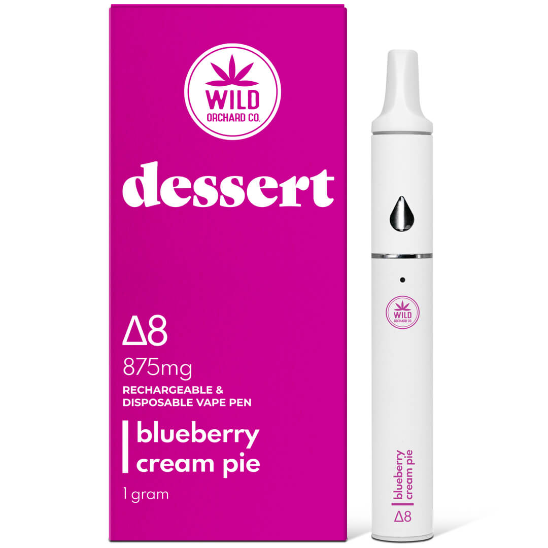 WILD ORCHARD DELTA 8 DESSERT RECHARGEABLE VAPE PENS 1 GRAM