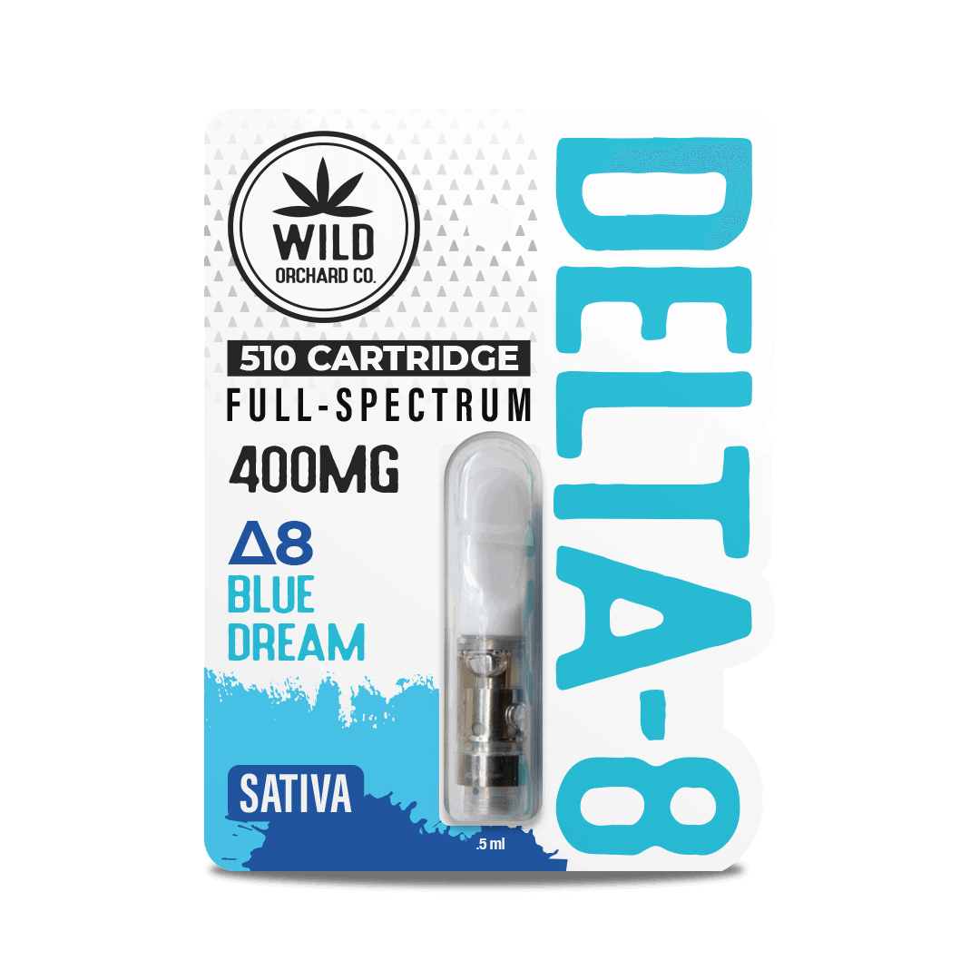 WILD ORCHARD DELTA 8 510 COMPATIBLE VAPE CARTRIDGES 400 mg