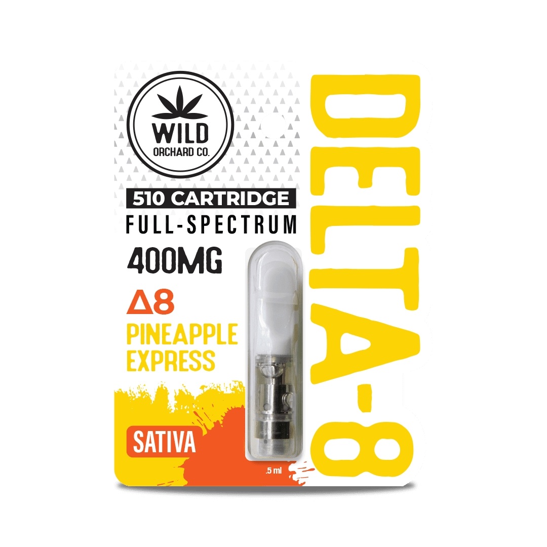 WILD ORCHARD DELTA 8 510 COMPATIBLE VAPE CARTRIDGES 400 mg