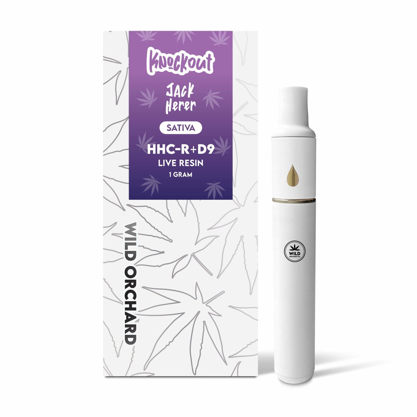 WILD ORCHARD KNOCKOUT HHC-R LIVE RESIN VAPES 1 GRAM