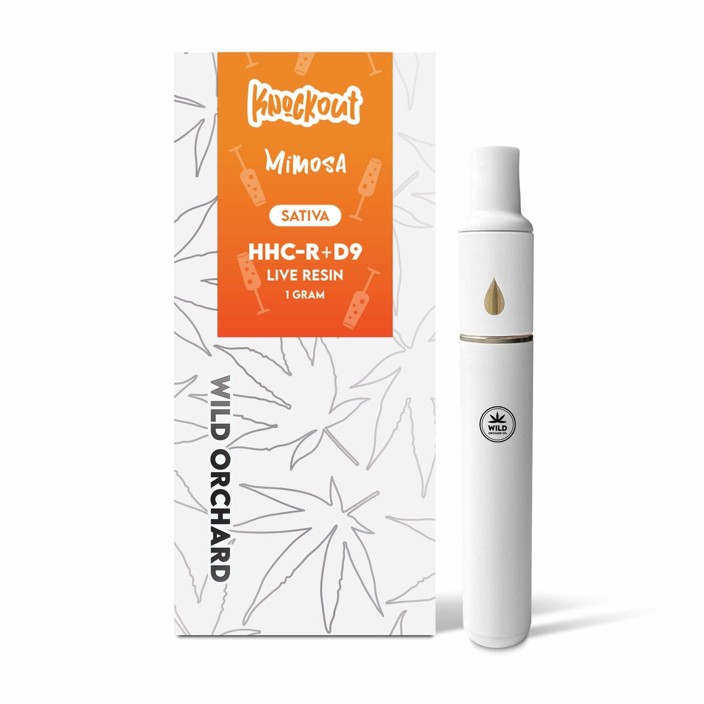 WILD ORCHARD KNOCKOUT HHC-R LIVE RESIN VAPES 1 GRAM