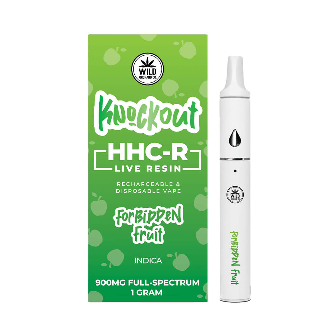 WILD ORCHARD KNOCKOUT HHC-R LIVE RESIN VAPES 1 GRAM