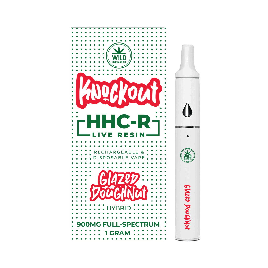 WILD ORCHARD KNOCKOUT HHC-R LIVE RESIN VAPES 1 GRAM