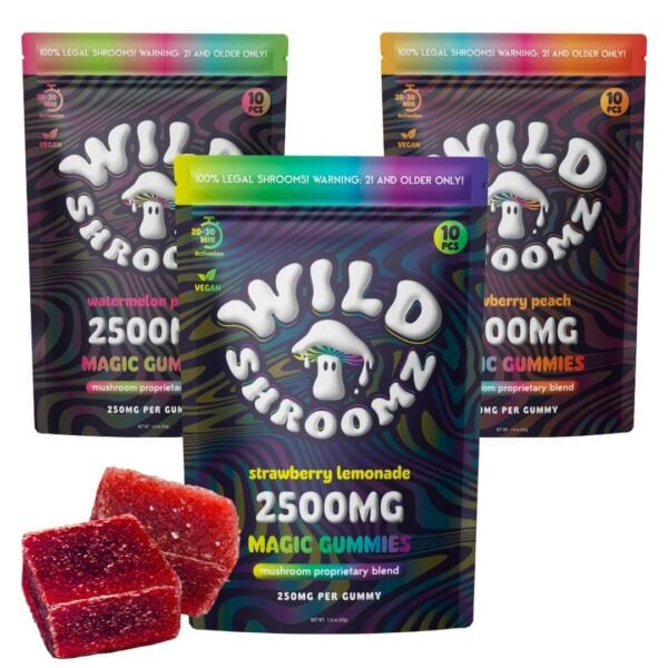 WILD SHROOMZ MUSHROOM + DELTA 9 GUMMIES