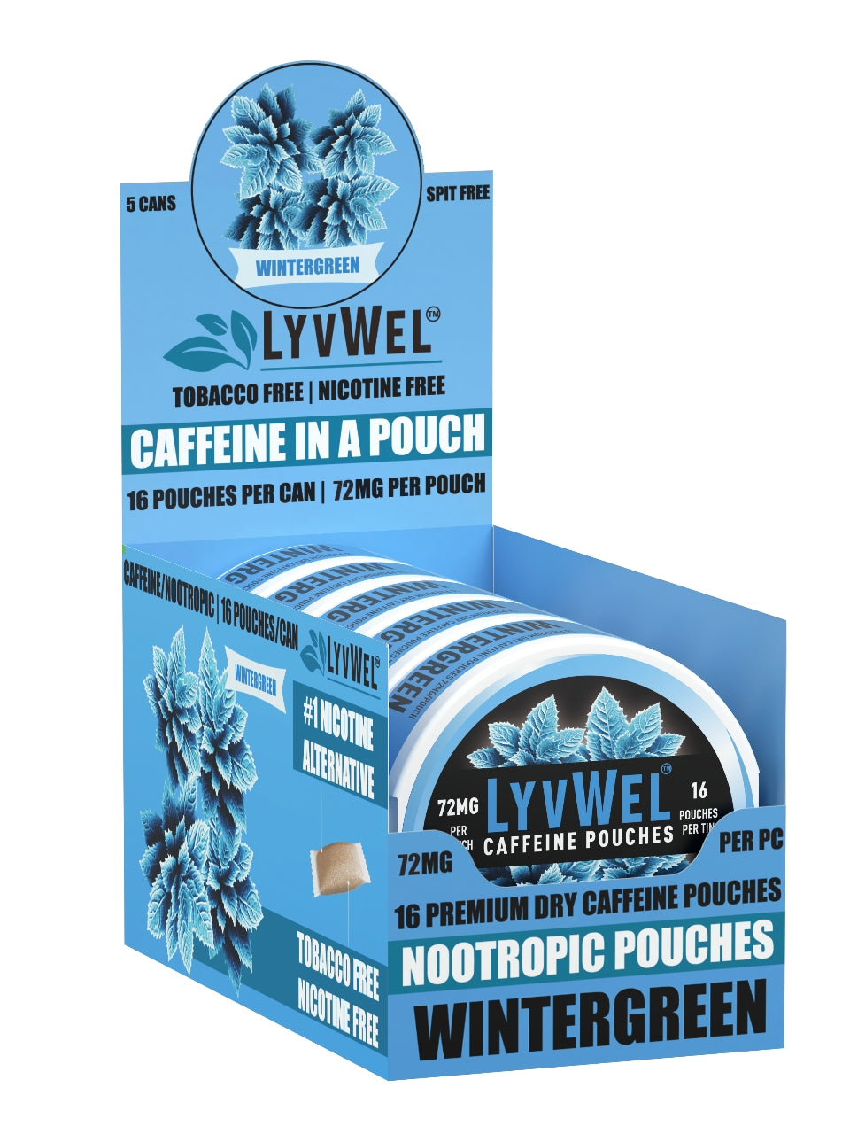 72mg Caffeine Pouches