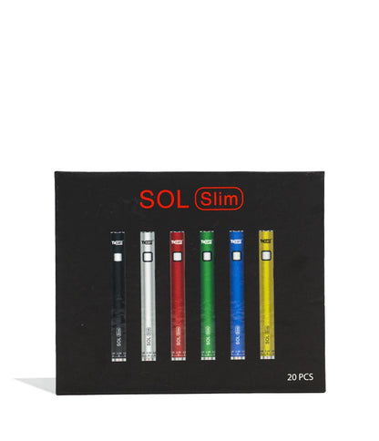 Yocan SOL SLIM 350mah Cartridge Battery 20pk - Black
