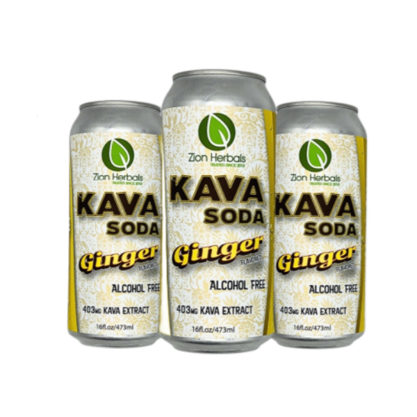 Kava Ginger Soda-24 Per Case