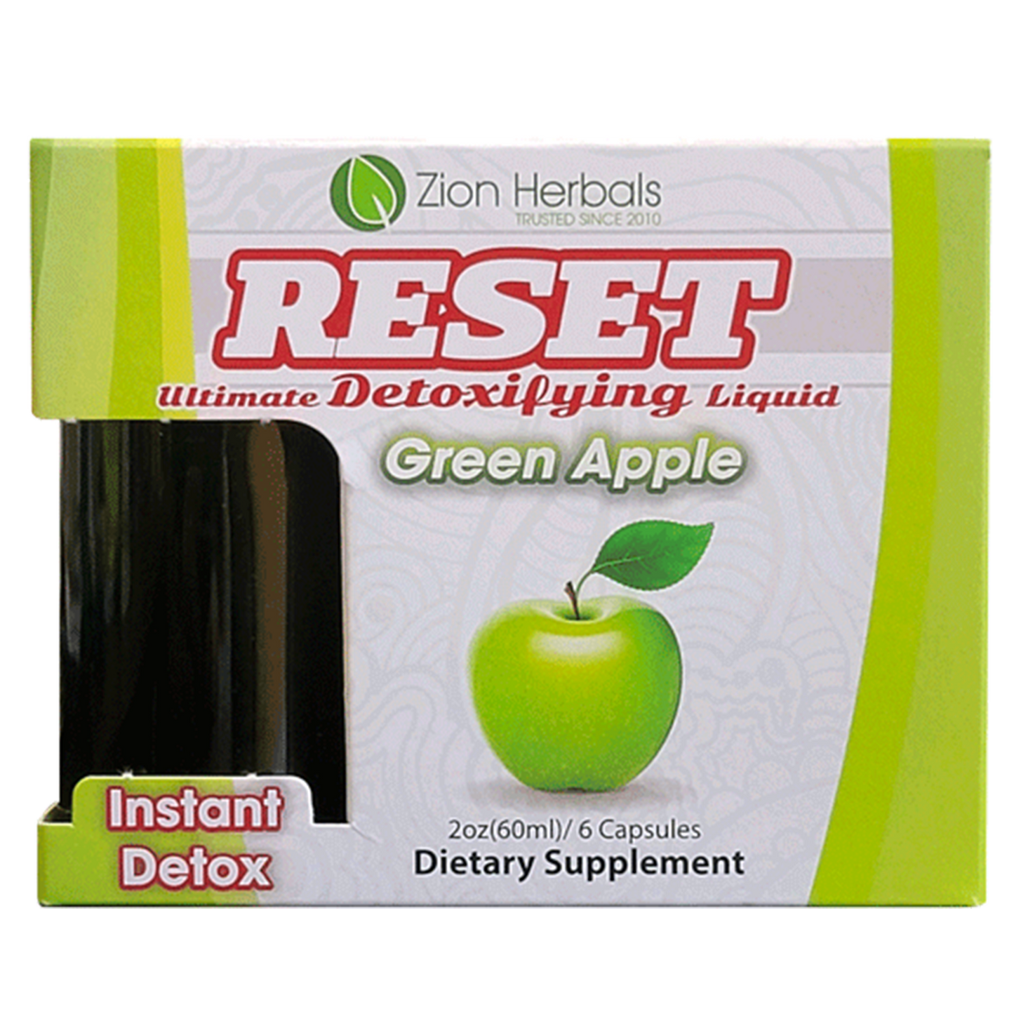 Zion Herbals Reset Detox Liquid and Capsules