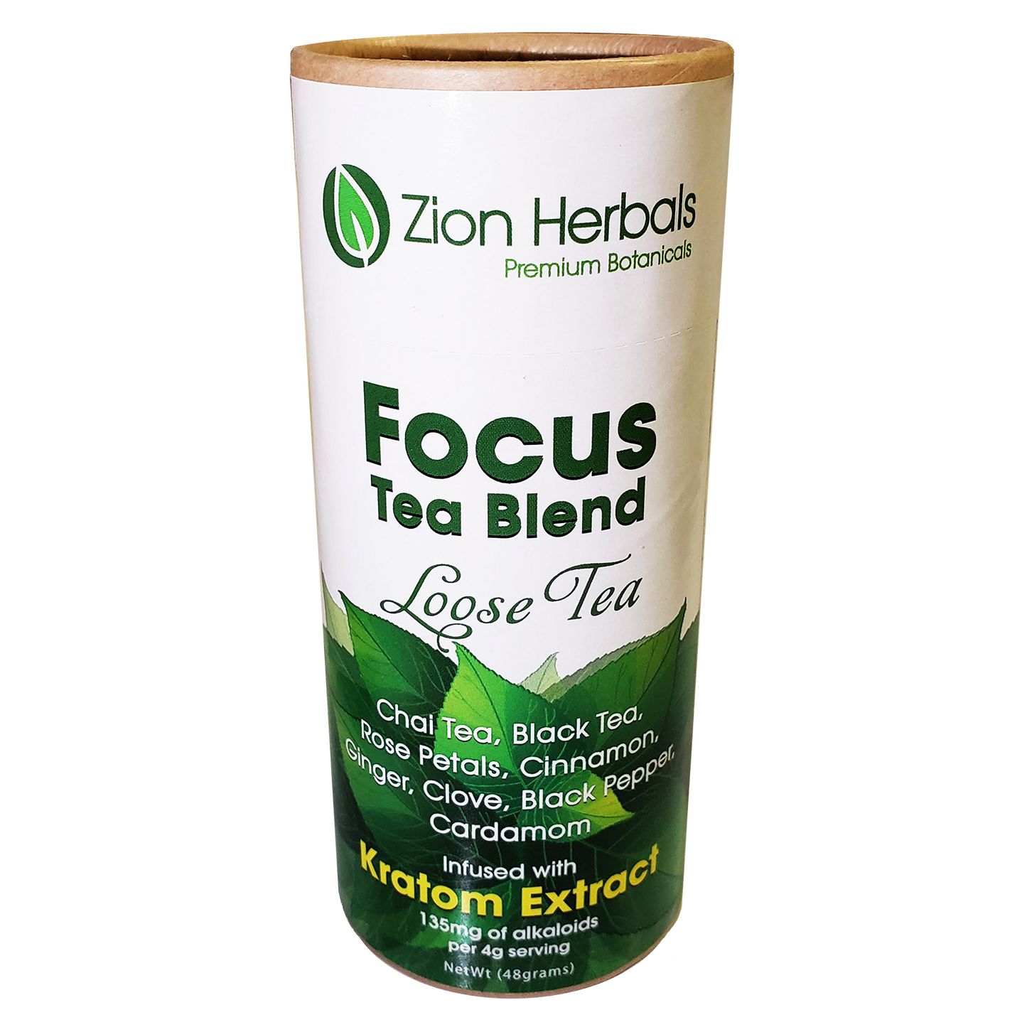 Zion Herbals Extract Infused Chai Tea Loose Tube