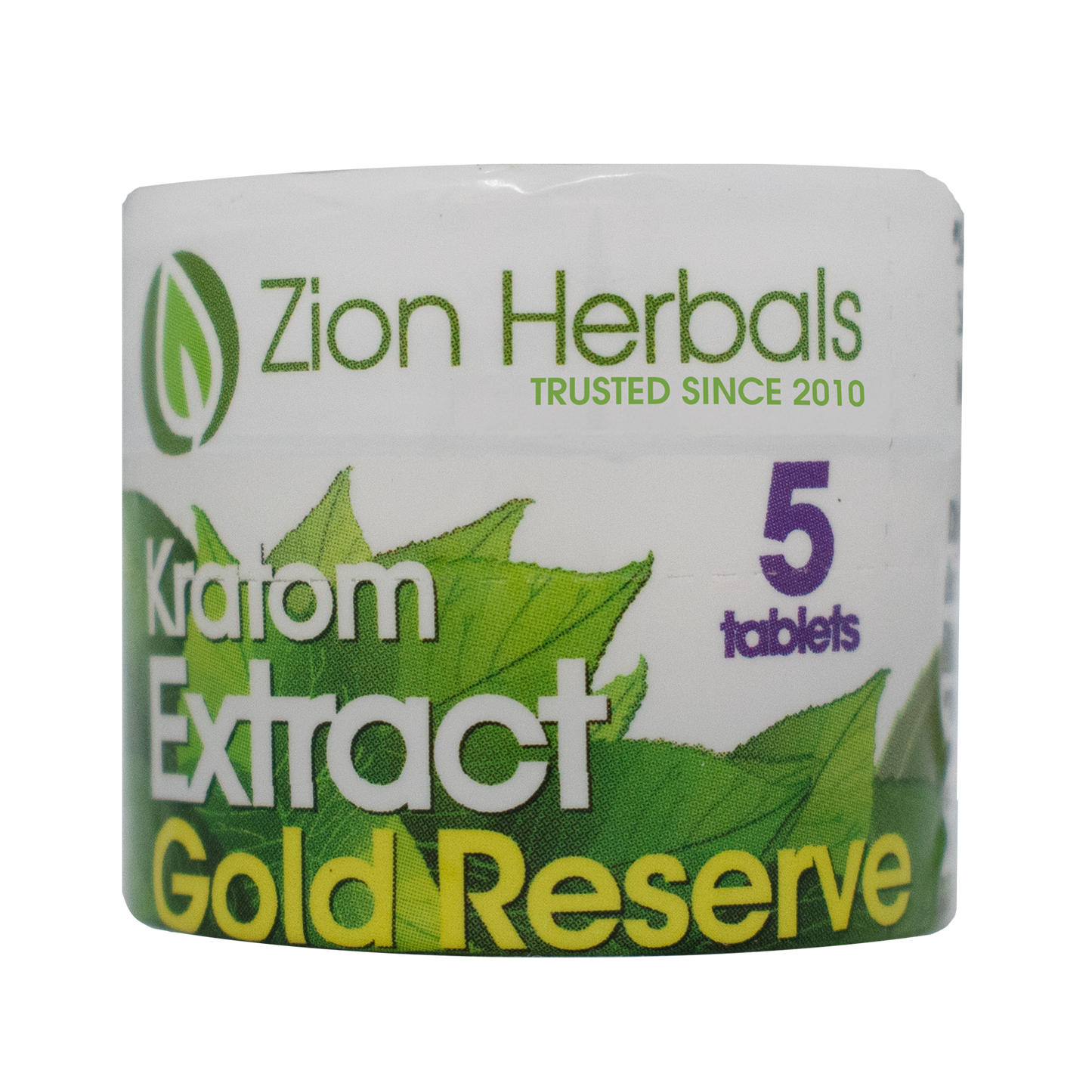 Zion Herbals Gold Reserve Tablet Jar