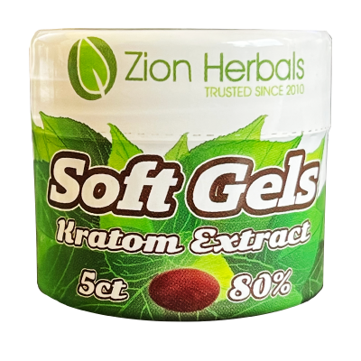 Zion herbals 80% extract Gelcap Jar