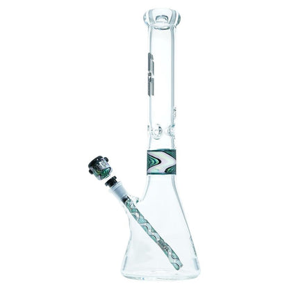 Beaker with Color Ring by M&M Tech - M&M Tech Glass