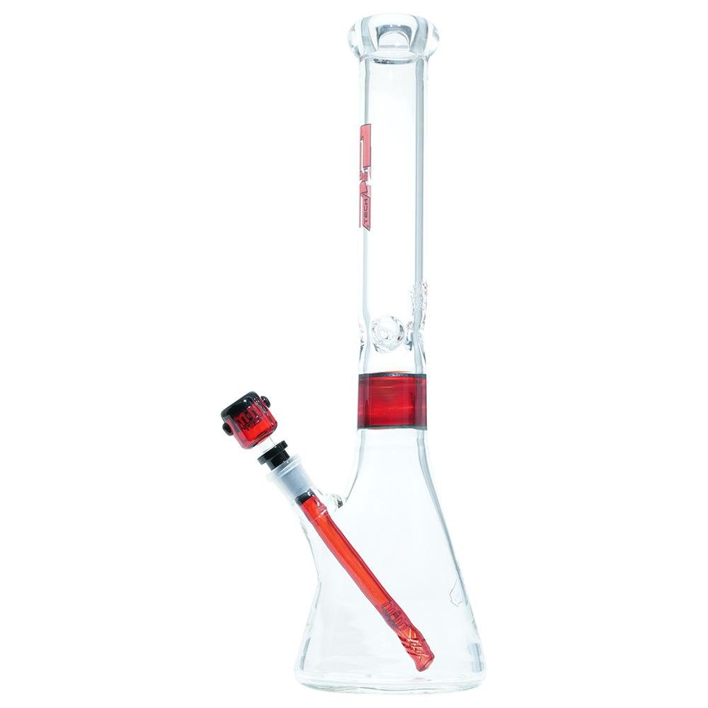 Beaker with Color Ring by M&M Tech - M&M Tech Glass