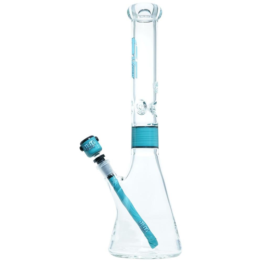 Beaker with Color Ring by M&M Tech - M&M Tech Glass