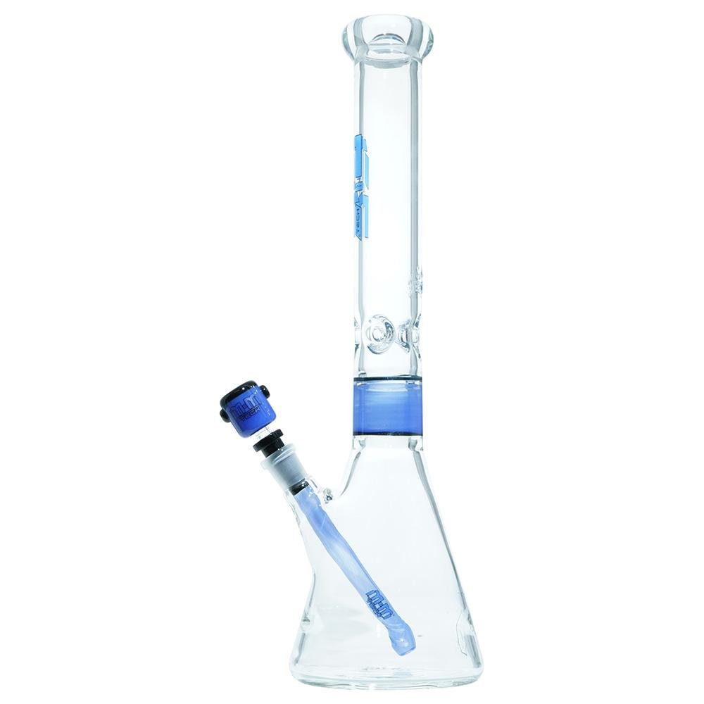 Beaker with Color Ring by M&M Tech - M&M Tech Glass