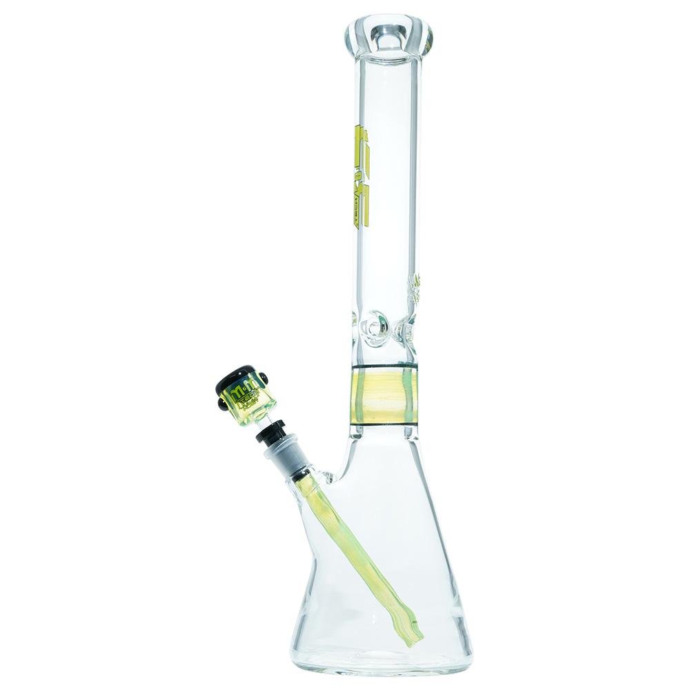 Beaker with Color Ring by M&M Tech - M&M Tech Glass