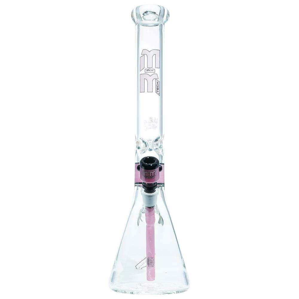 Beaker with Color Ring by M&M Tech - M&M Tech Glass