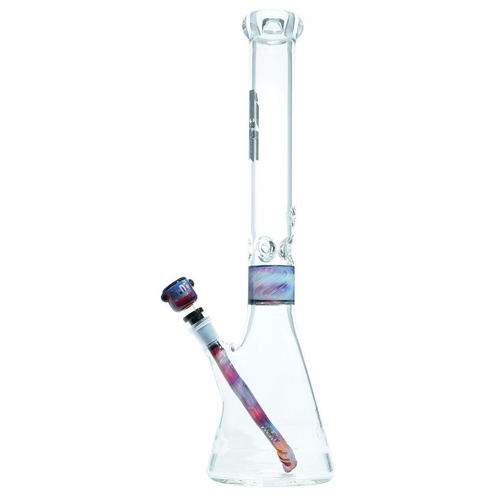 Beaker with Color Ring by M&M Tech - M&M Tech Glass