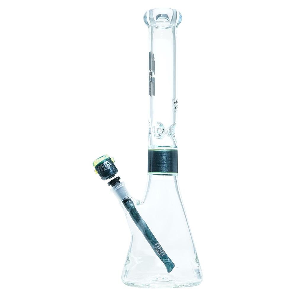 Beaker with Color Ring by M&M Tech - M&M Tech Glass