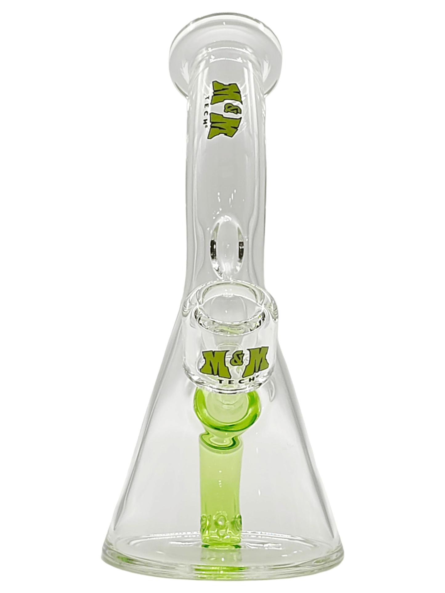 Bend Neck Mini Beaker - M&M Tech Glass