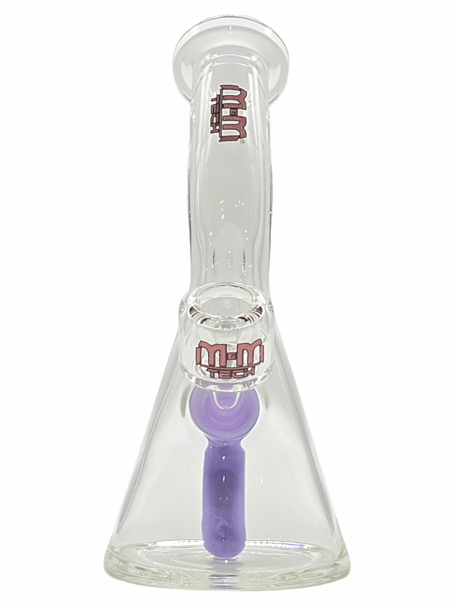 Bend Neck Mini Beaker - M&M Tech Glass