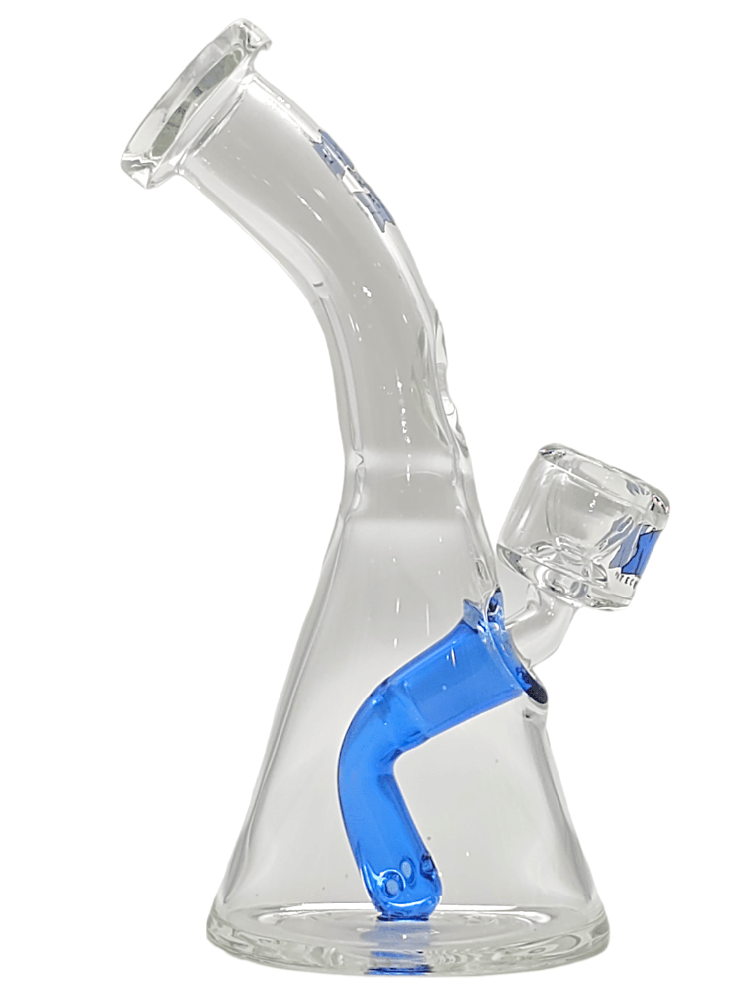 Bend Neck Mini Beaker - M&M Tech Glass