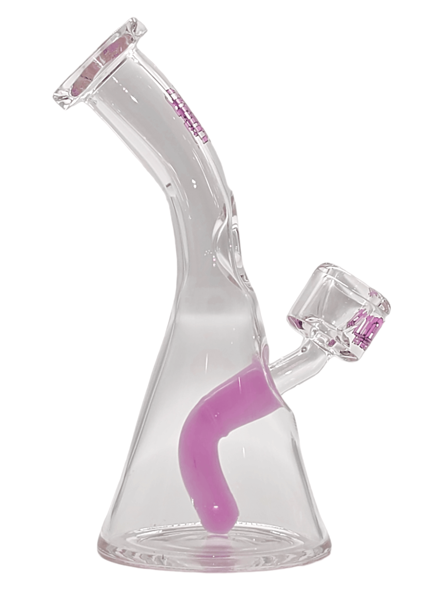 Bend Neck Mini Beaker - M&M Tech Glass