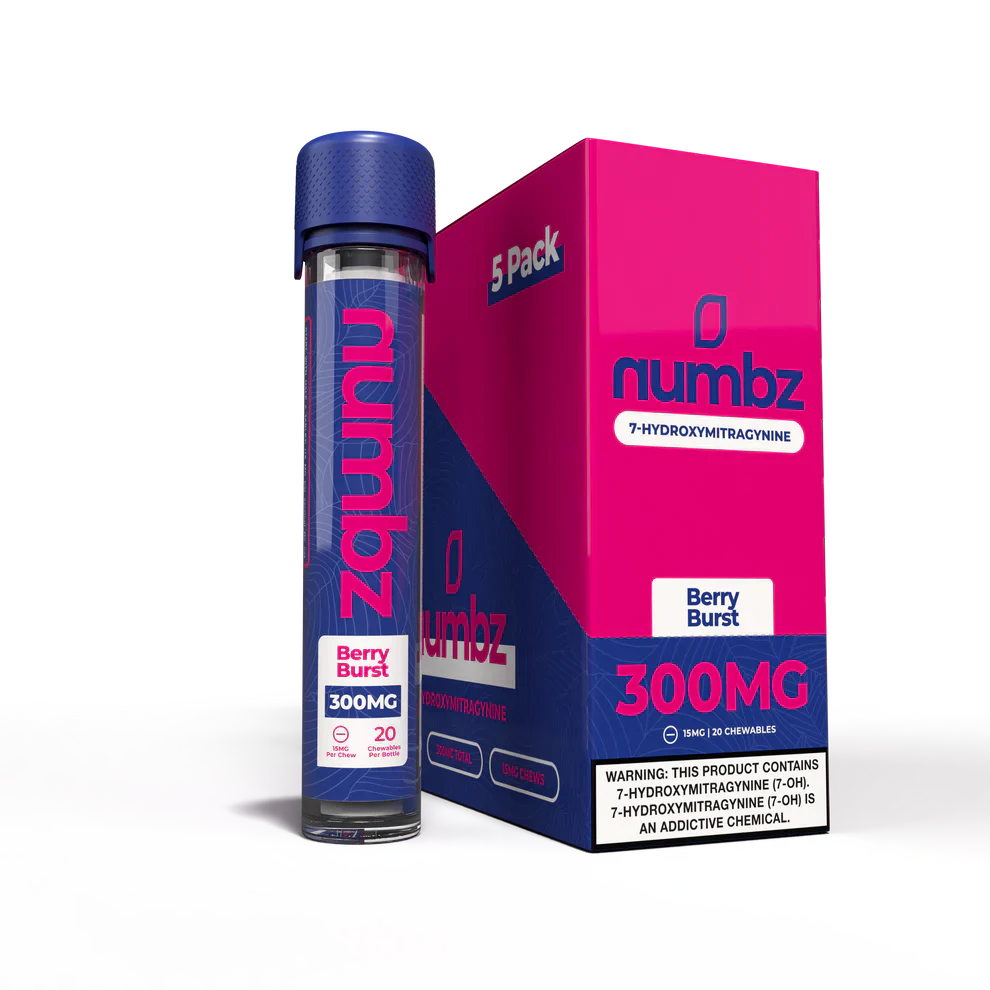 Numbz 300mg Advance Kratom Tablets