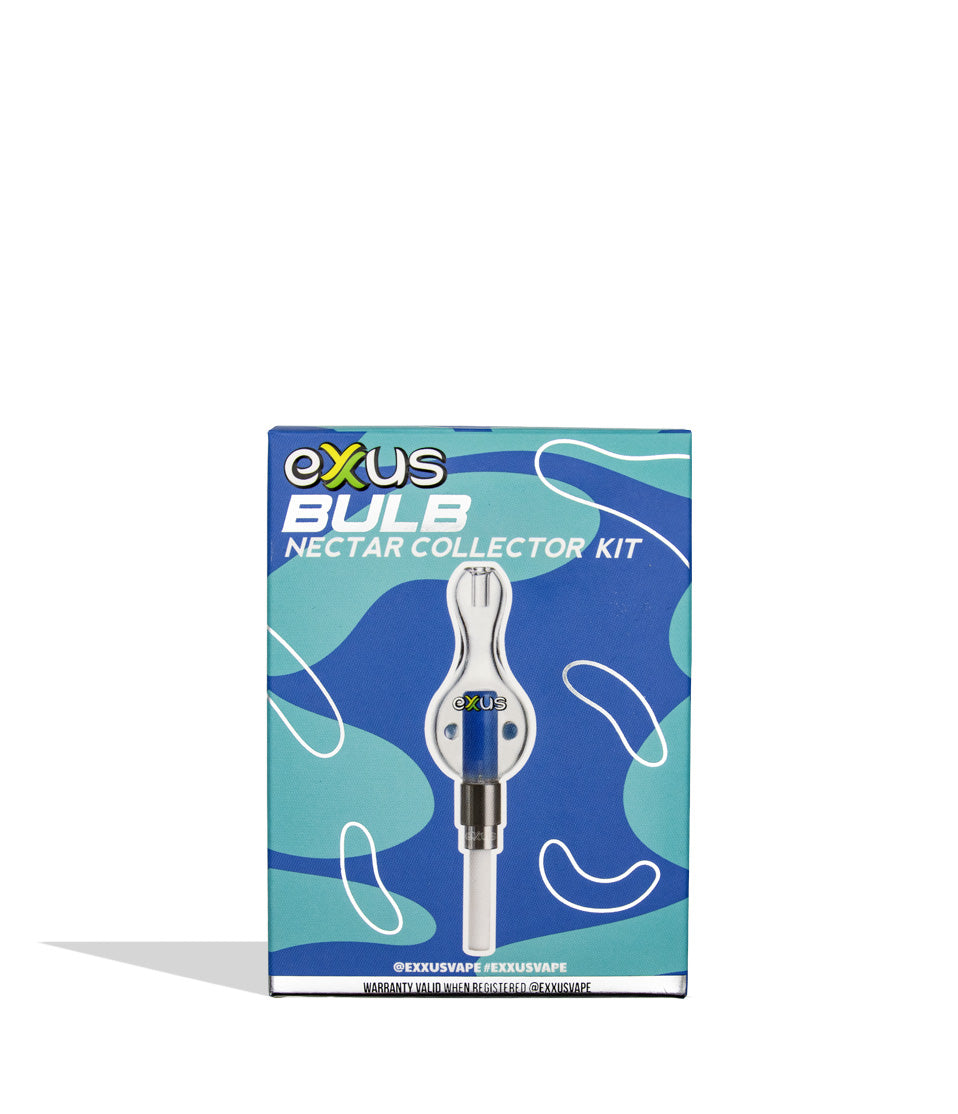 Exxus Bulb Nectar Collector Individual packaging on white background in blue color variant