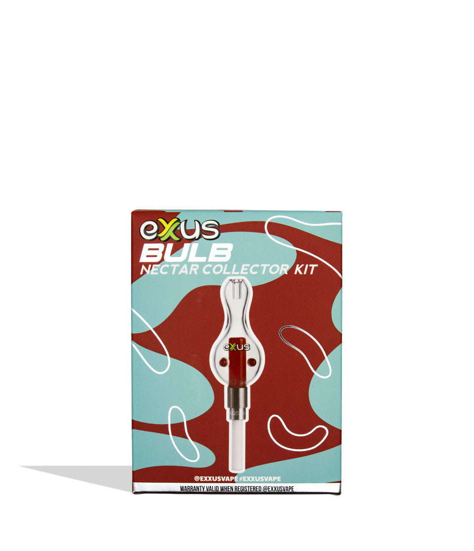 Exxus Bulb Nectar Collector Individual packaging on white background in dark red color variant