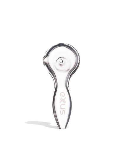 Clear Exxus Vape BUBL Hand Pipe 12pk Front View on White Background