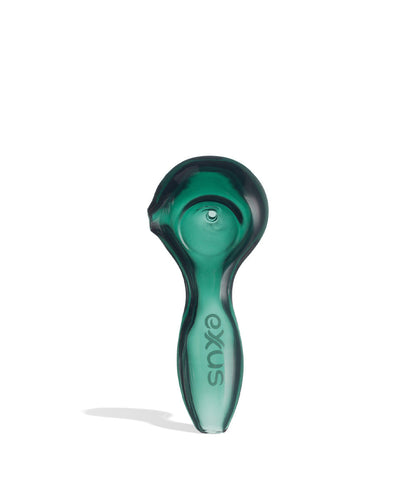 Green Exxus Vape BUBL Hand Pipe 12pk Front View on White Background