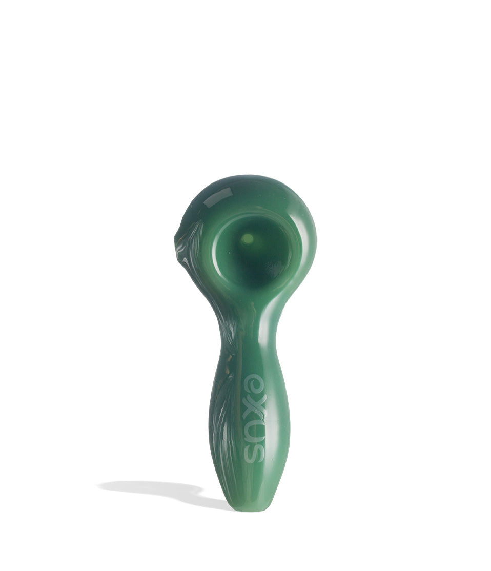 Jade Green Exxus Vape BUBL Hand Pipe 12pk Front View on White Background