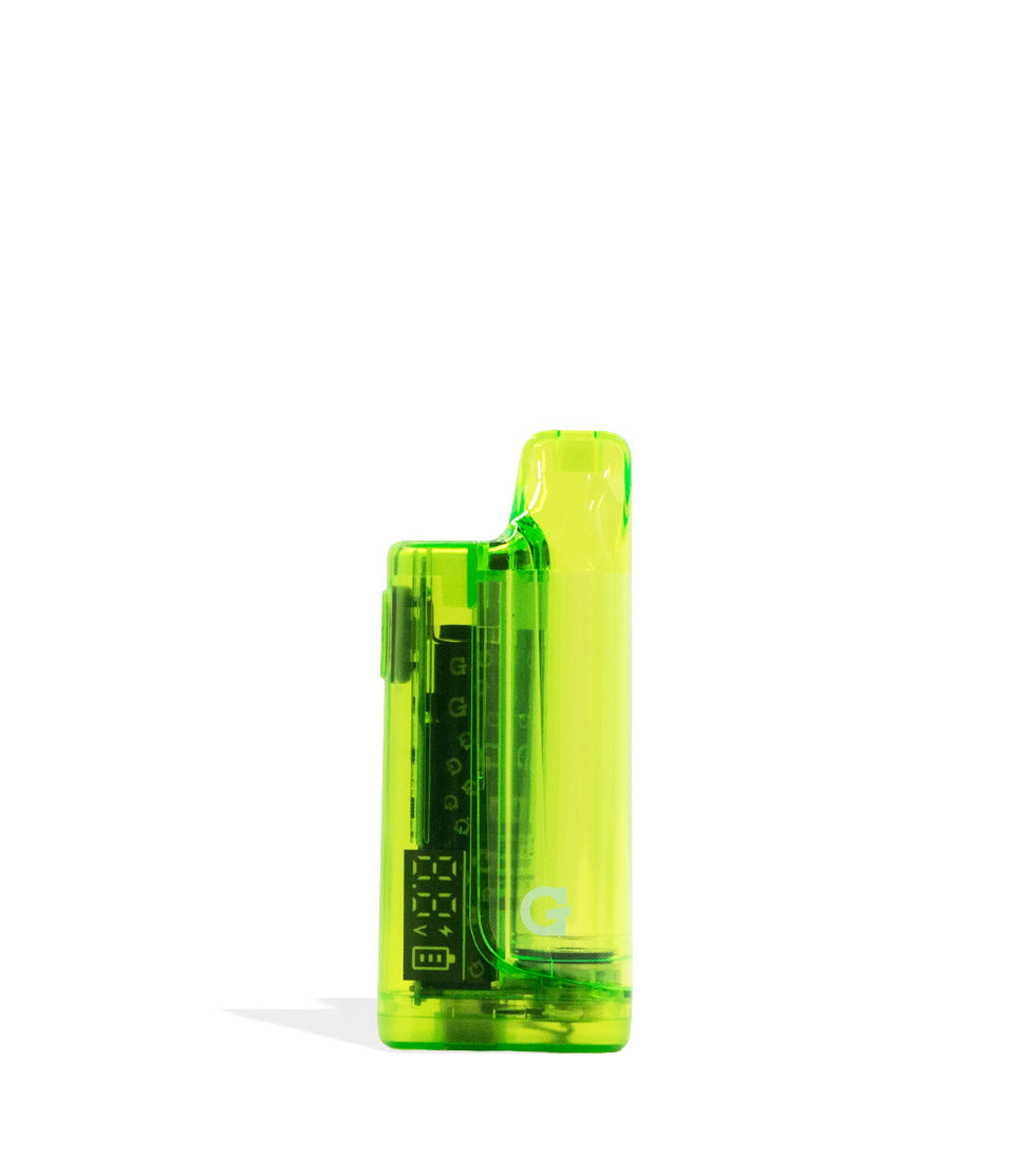 Green G Pen Hydout Retro Clear Variable Voltage Battery 10pk Front View on White Background
