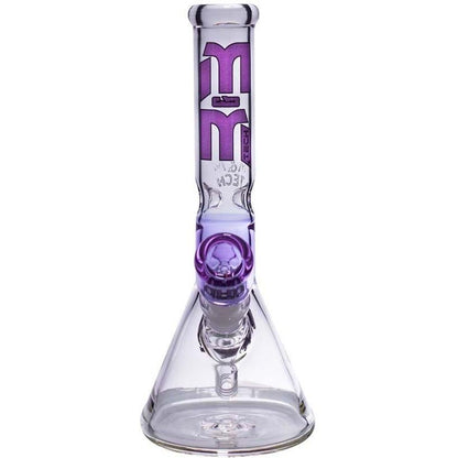 Mini Beaker with Color Ring by M&M Tech - M&M Tech Glass