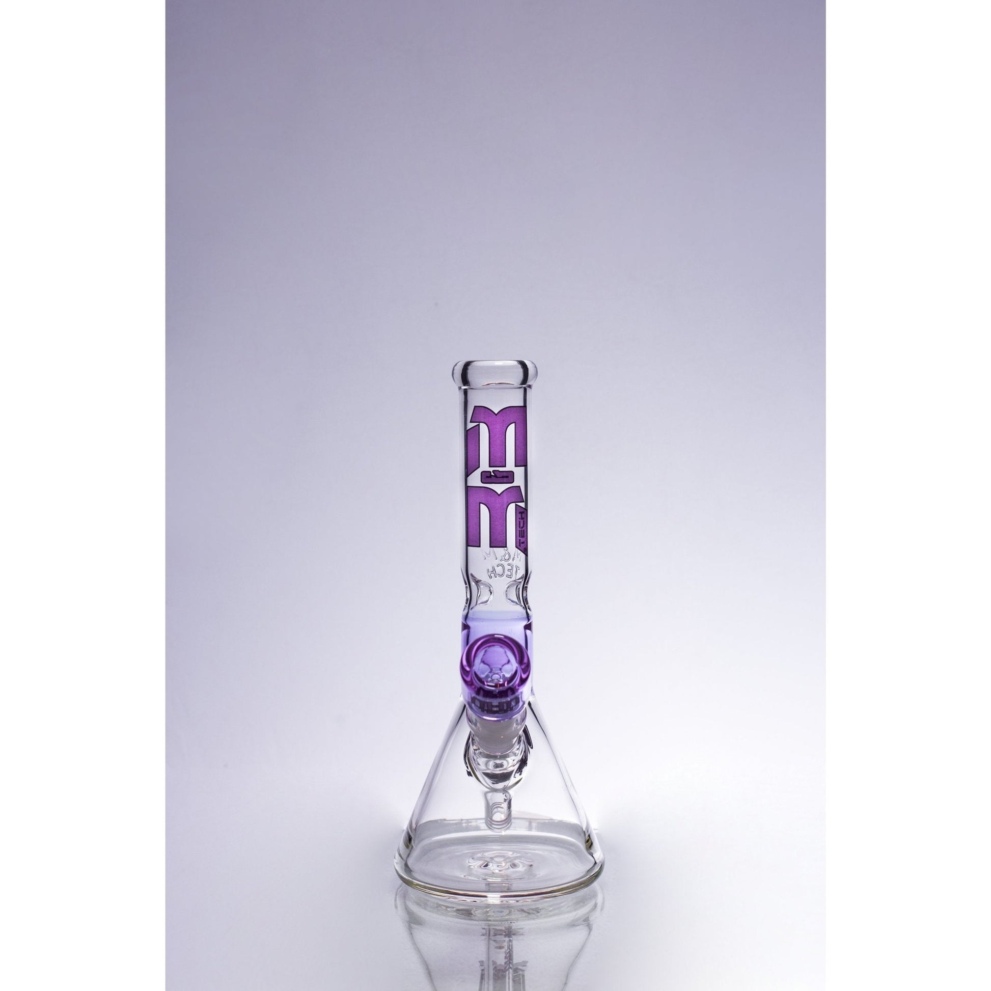 Mini Beaker with Color Ring by M&M Tech - M&M Tech Glass