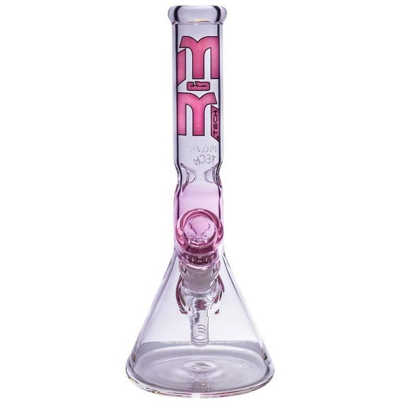 Mini Beaker with Color Ring by M&M Tech - M&M Tech Glass