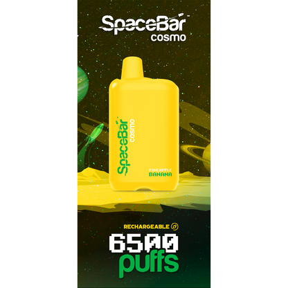 SPACEBAR 6500 Puffs Rechargeable Disposables – 5 Pack