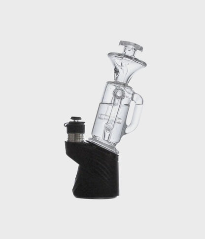Clear Wulf Mods Quake Puffco Peak Top with Peak Bubbling Front View on White Background [auto-mp4]