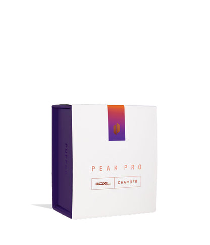 Puffco Peak Pro Plasma 3DXL Chamber packaging side view on white background