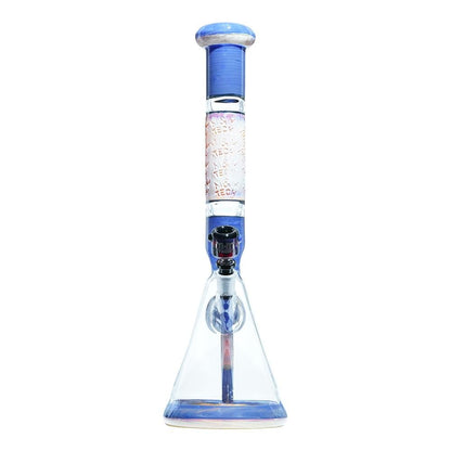 Purple Heady Imprinted Beaker M&M tech - M&M Tech Glass