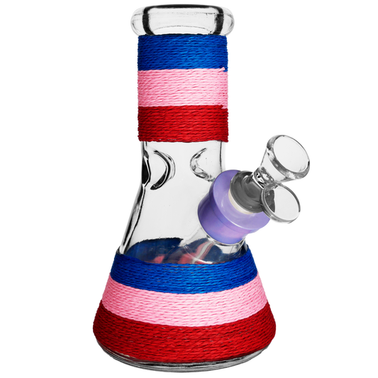 8" 50x7mm TriColor Hemp Rope