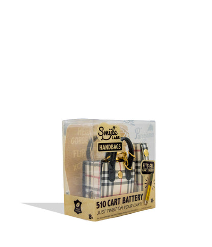Smyle Pursejamin cartridge vaporizer box packaging side view on white background