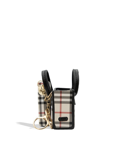 Smyle Pursejamin cartridge vaporizer side view displaying its built in USB-C port on white background