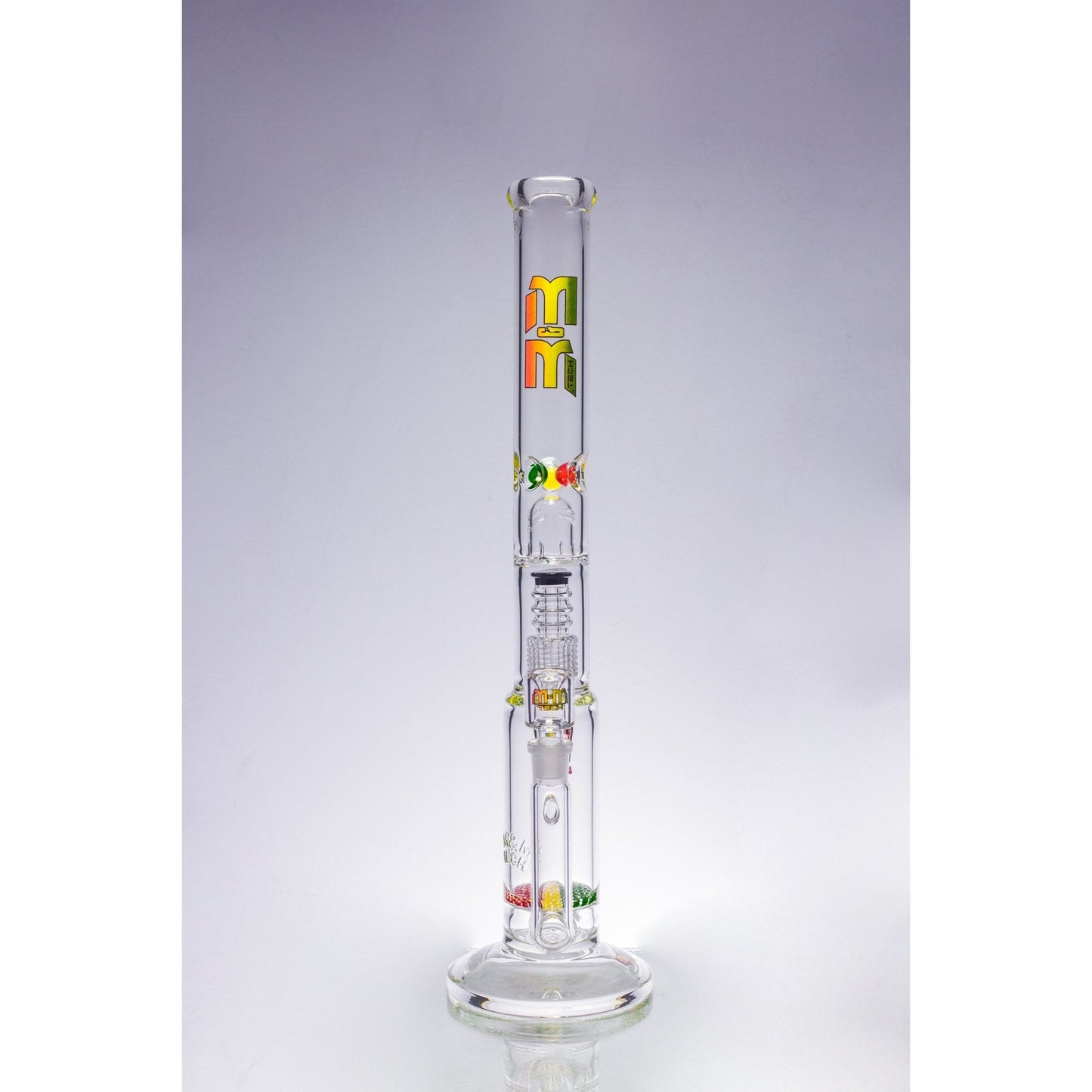 Waterpipe Latticeandelier Straight Tube by M&M Tech - M&M Tech Glass